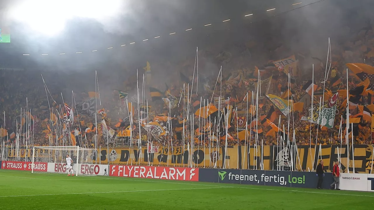 Dynamo Dresden wegen Pyrotechnik und Wurfgegenständen mit 119.000 Euro Strafe belegt