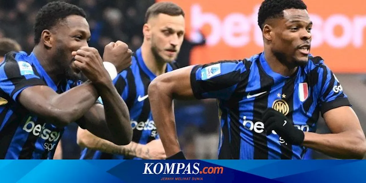 Hasil Inter Milan vs Empoli 3-1, Nerazzurri Pepet Napoli di Puncak Serie A