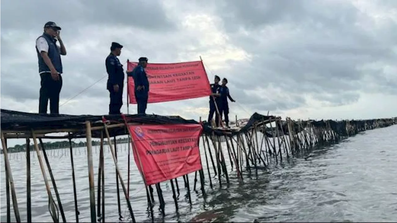 KKP dan TNI AL Sepakat Bongkar Pagar Laut Ilegal di Tangerang