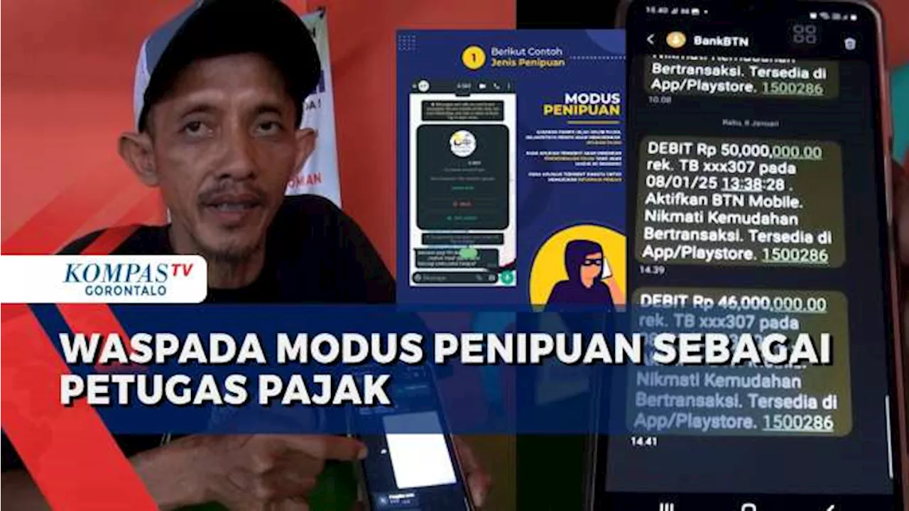 Warga di Gorontalo Kena Tipu Hingga Puluhan Juta, Modus Pelaku Mengaku Sebagai Petugas Pajak