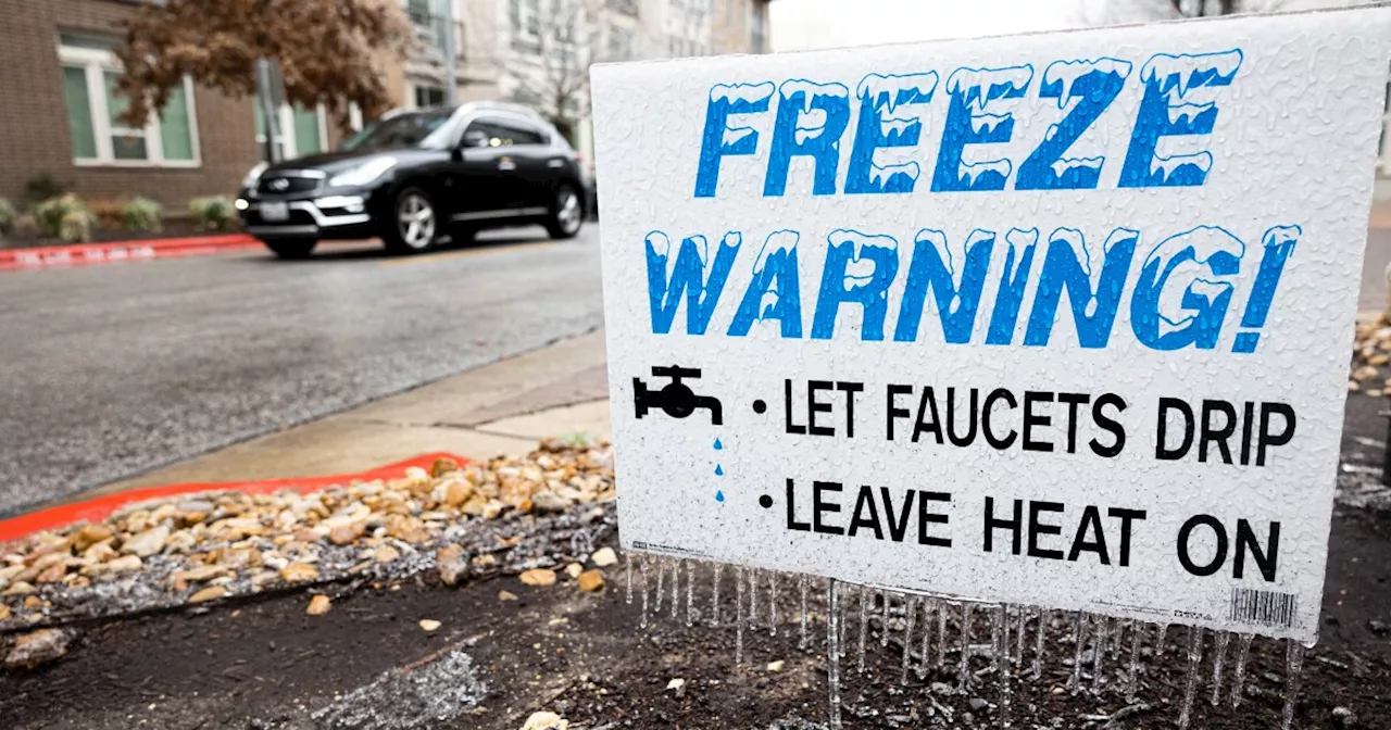 Texas Residents Urged to Drip Pipes Ahead of Arctic Blast