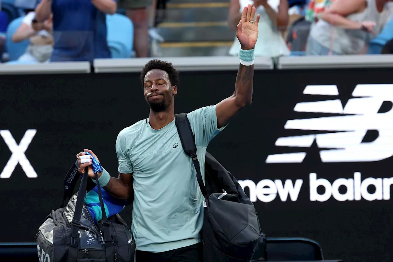 Open d'Australie: Gaël Monfils abandonne contre Ben Shelton en huitièmes de finale