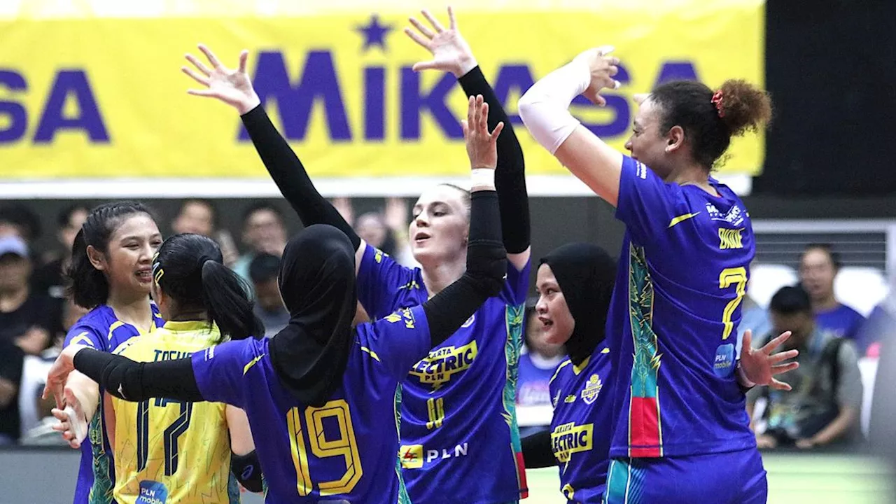 Jakarta Electric PLN Sapu Bersih Dua Laga PLN Mobile Proliga 2025 di Kandang