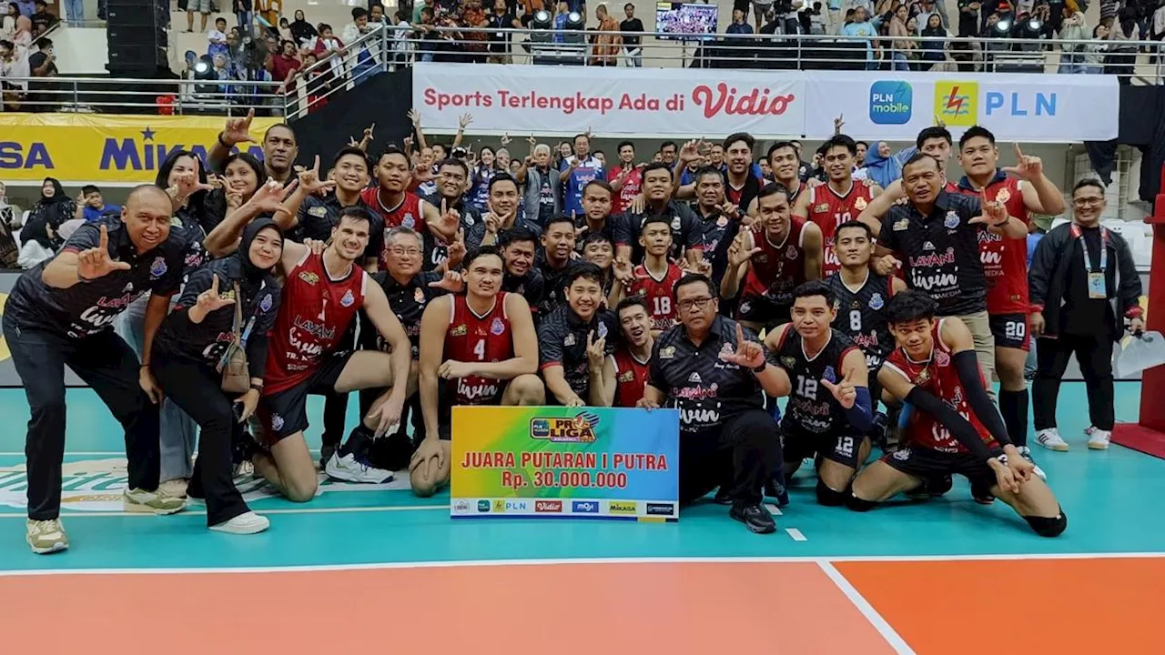 Jakarta LavAni Livin Transmedia Juara Putaran Pertama PLN Mobile Proliga 2025