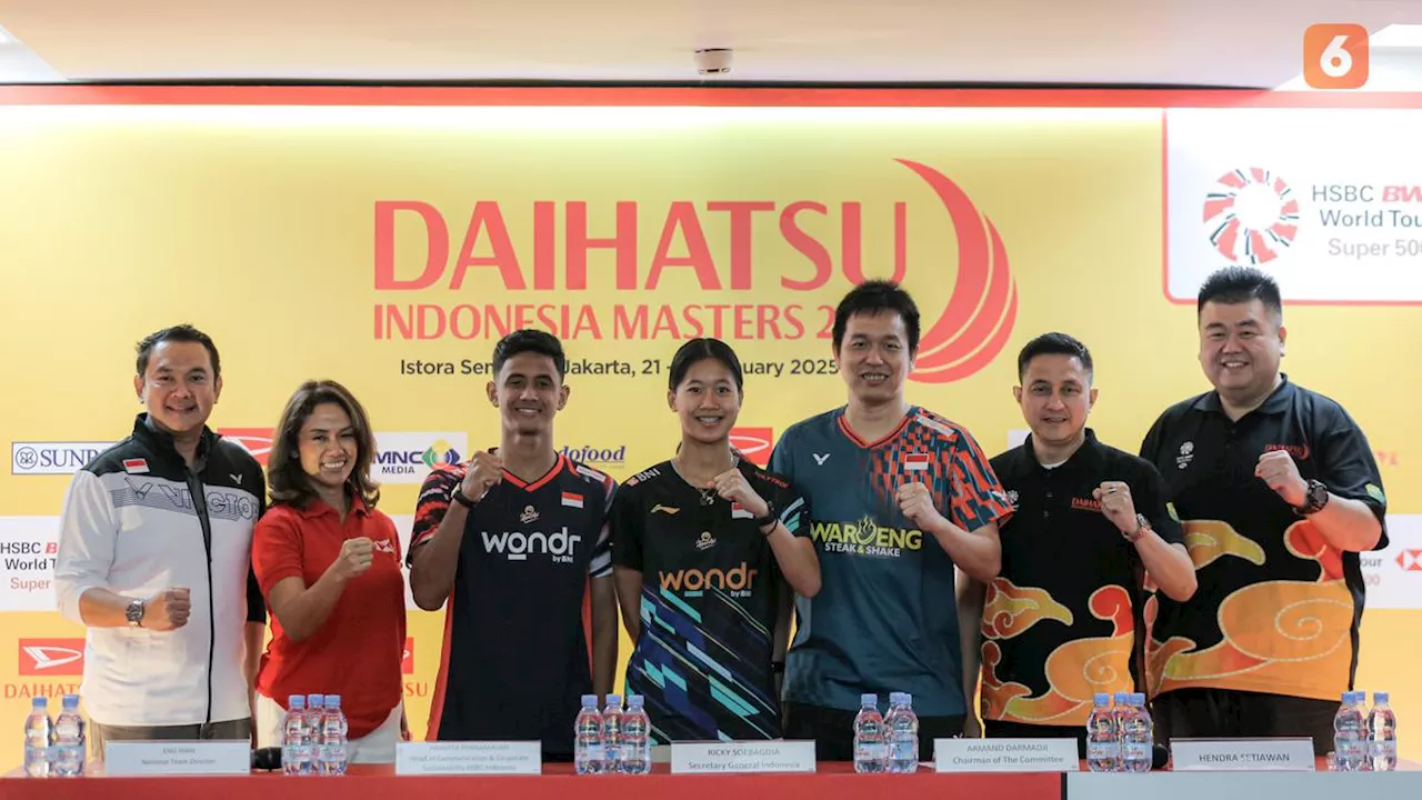 PBSI Optimistis Raih Gelar di Indonesia Masters 2025, 3 Wakil Ini Jadi Andalan