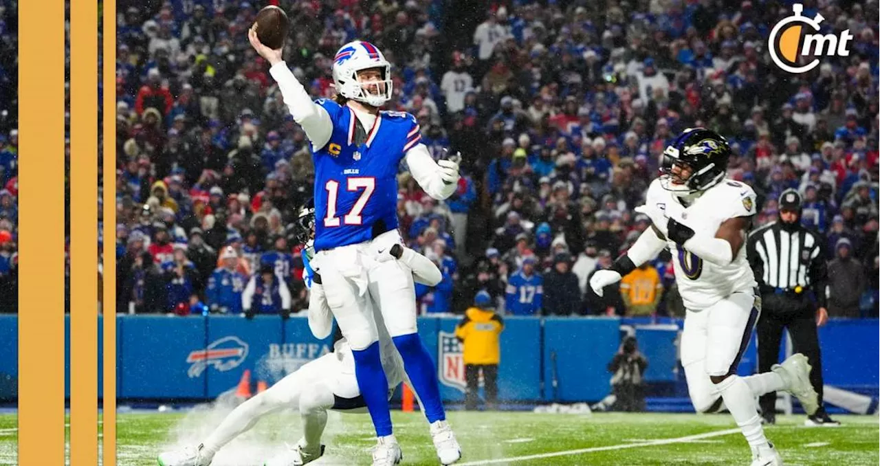 ¡Victoria de los Bills! Buffalo superó a los Baltimore Ravens con un encendido Josh Allen