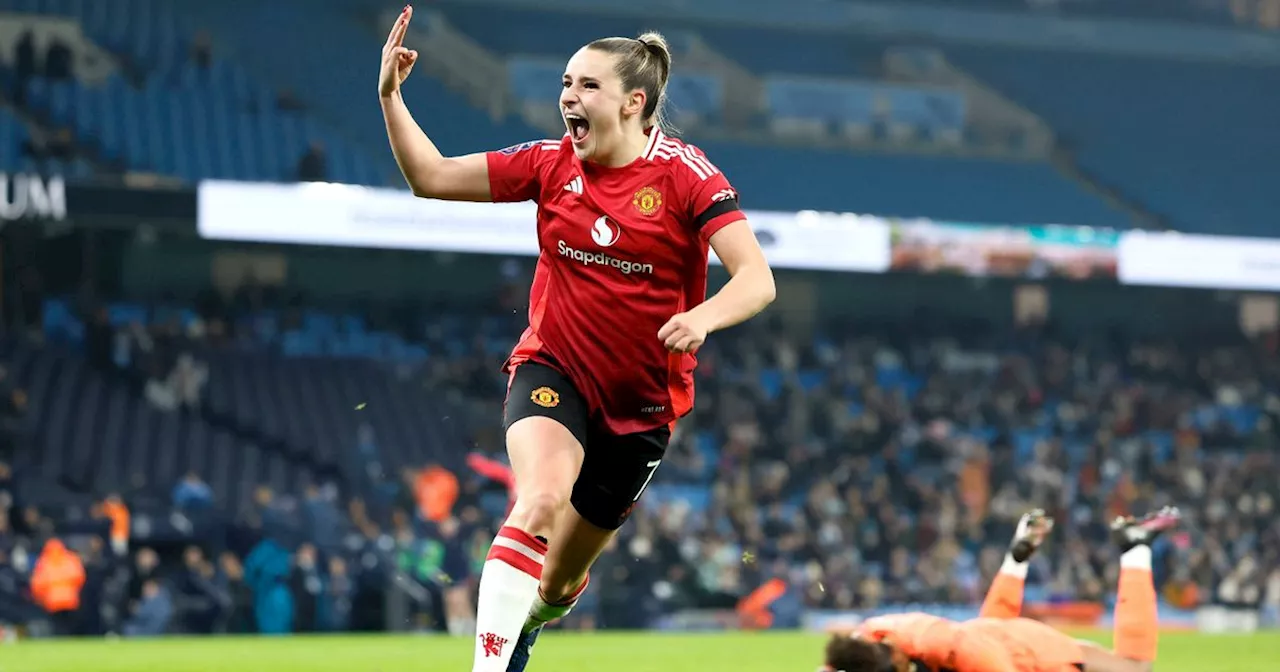 Ella Toone treble helps Manchester United stun Man City in WSL derby