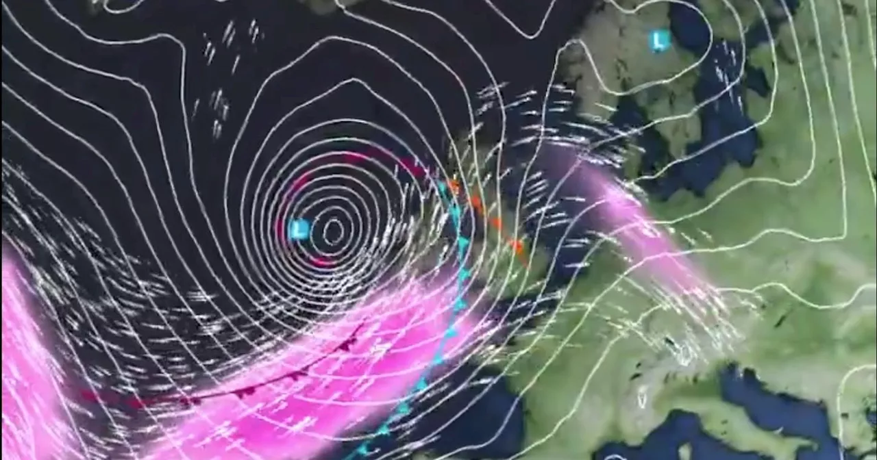 UK Battered by Powerful 'Weather Bomb' as Winds Reach 80mph