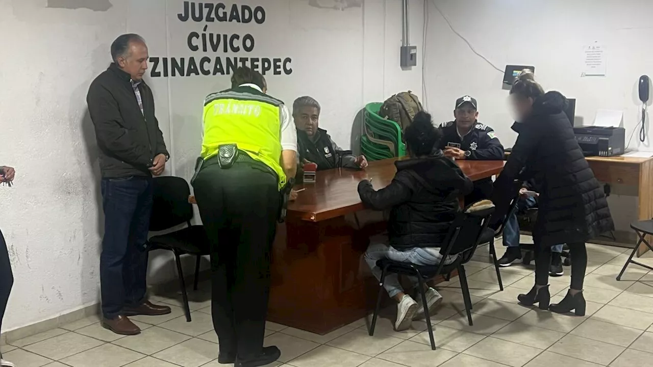 Sancionan a dos mujeres involucradas en agresión de oficial de tránsito en Zinacantepec