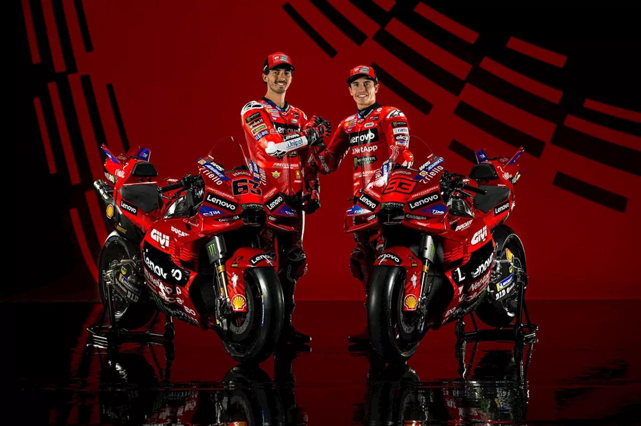 Ducati Unveils 2025 MotoGP Bikes for Bagnaia and Marquez