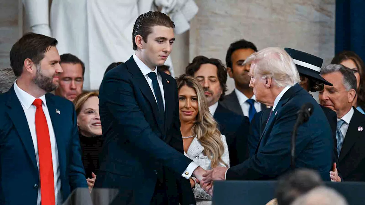 Barron Trump Grows Up: College Freshman Attends Father's Second Inauguration