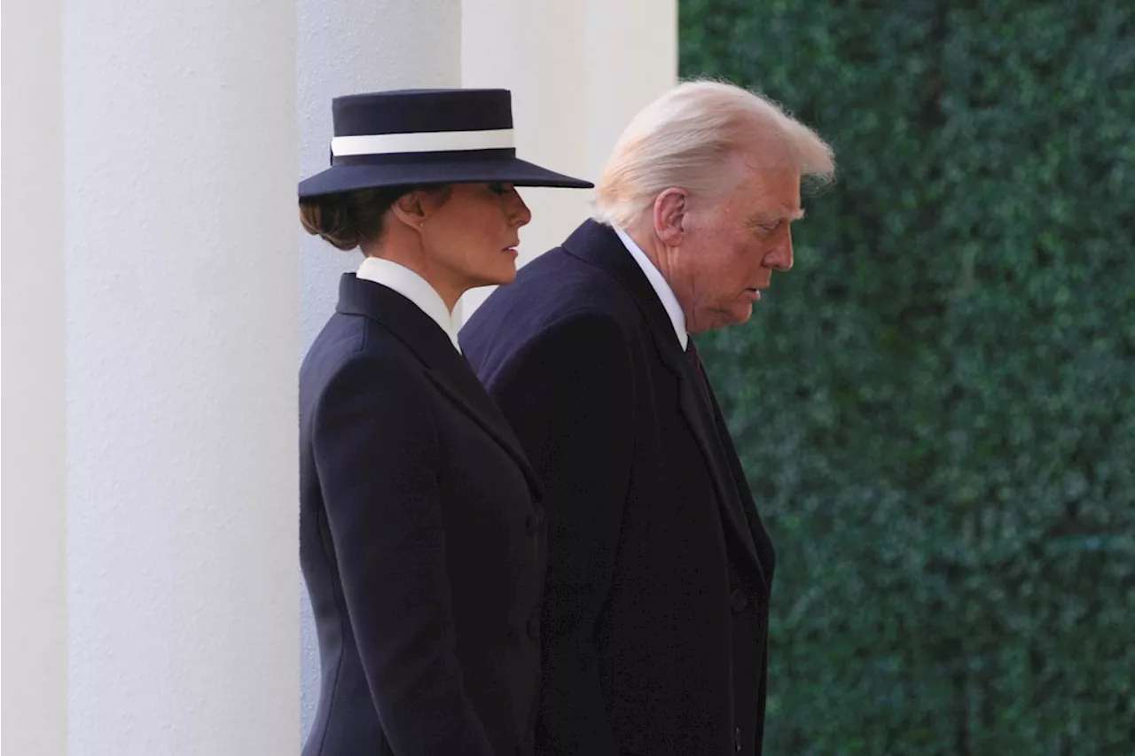 What did Melania wear to Donald Trump's inauguration?