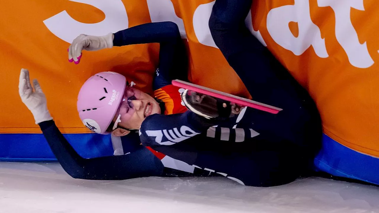 Kerstholt over EK shorttrack: 'Ik voel me nu klote'