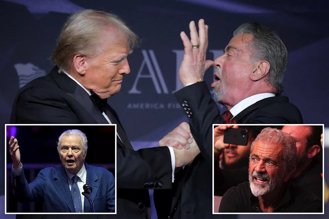 Trump says people must refer to Sylvester Stallone, Jon Voight, and Mel Gibson as 'Mr. Ambassador': 'Back on track'