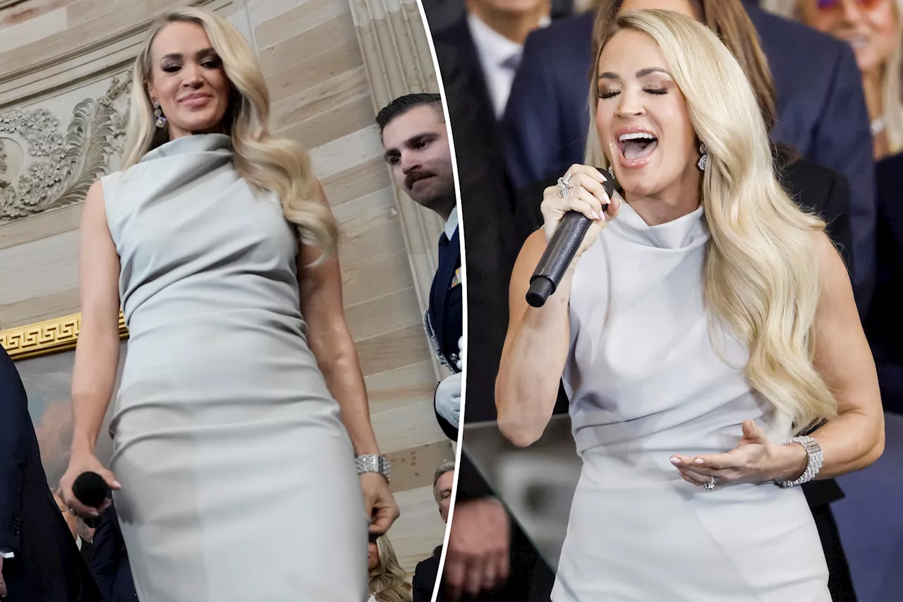 Carrie Underwood Sings 'America the Beautiful' at Trump Inauguration