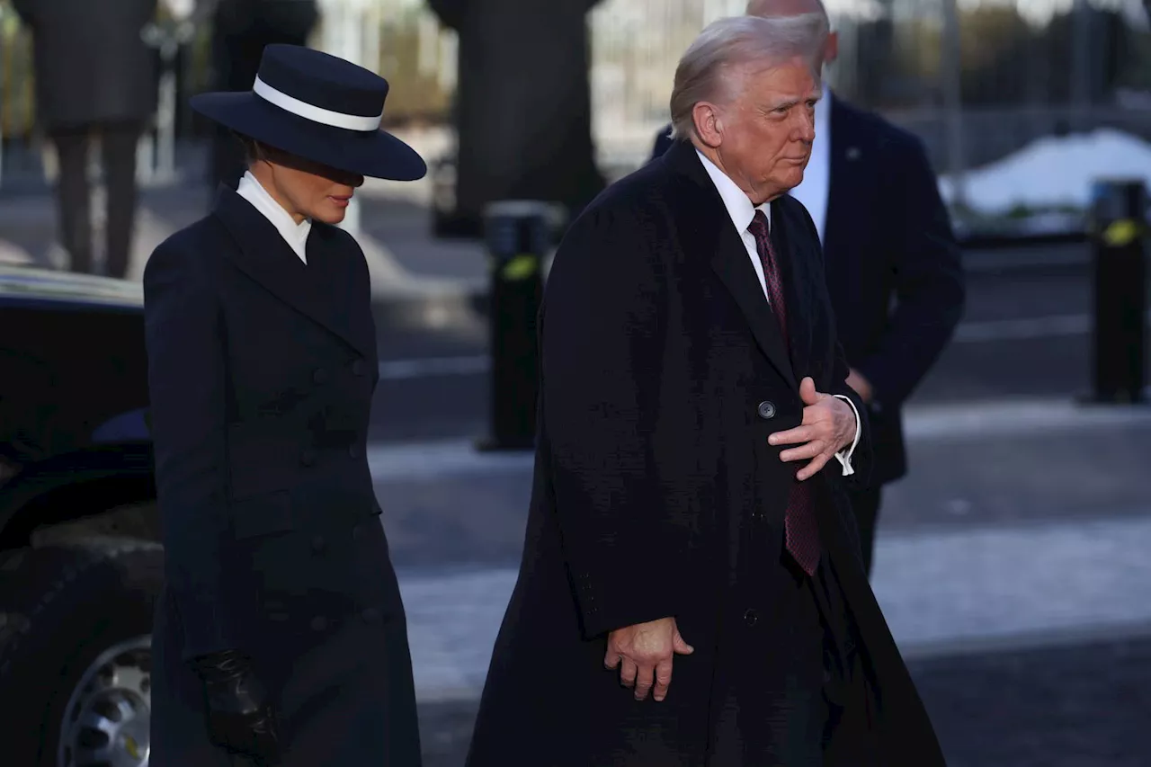 Melania Trump, elegancia y estilo en la toma de posesión de Donald Trump