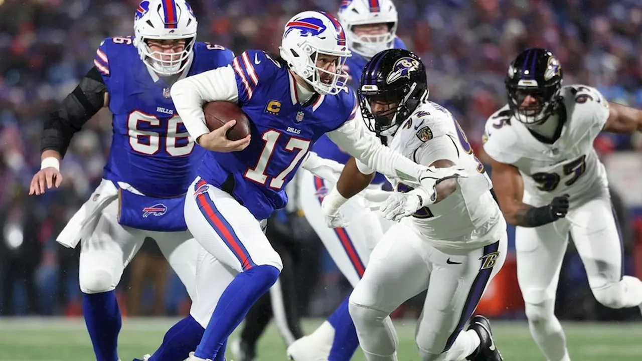 NFL-Playoffs 2025: Buffalo Bills schalten Baltimore Ravens aus - Josh Allen erläuft zwei Touchdowns