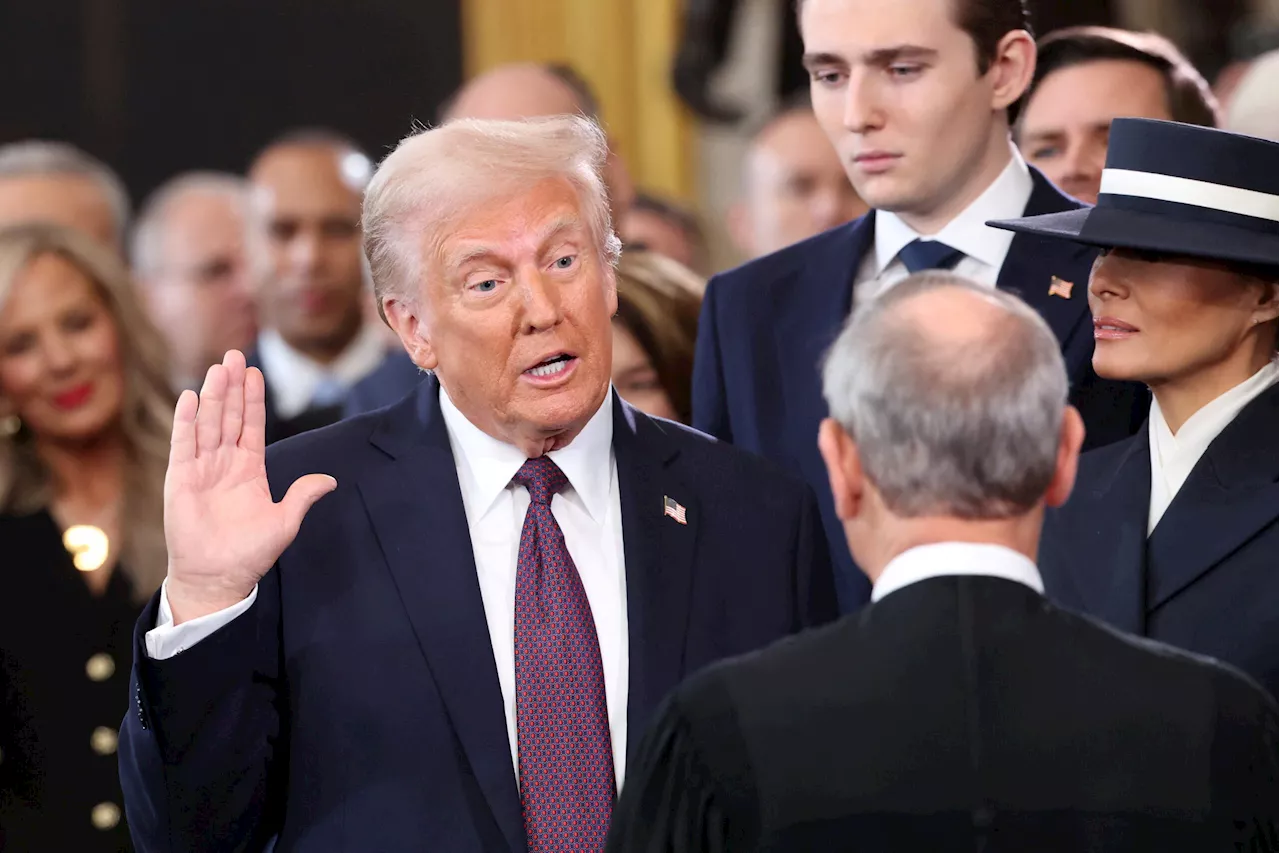 Trump sworn in a second time, says he was ‘saved by God’ to rescue America