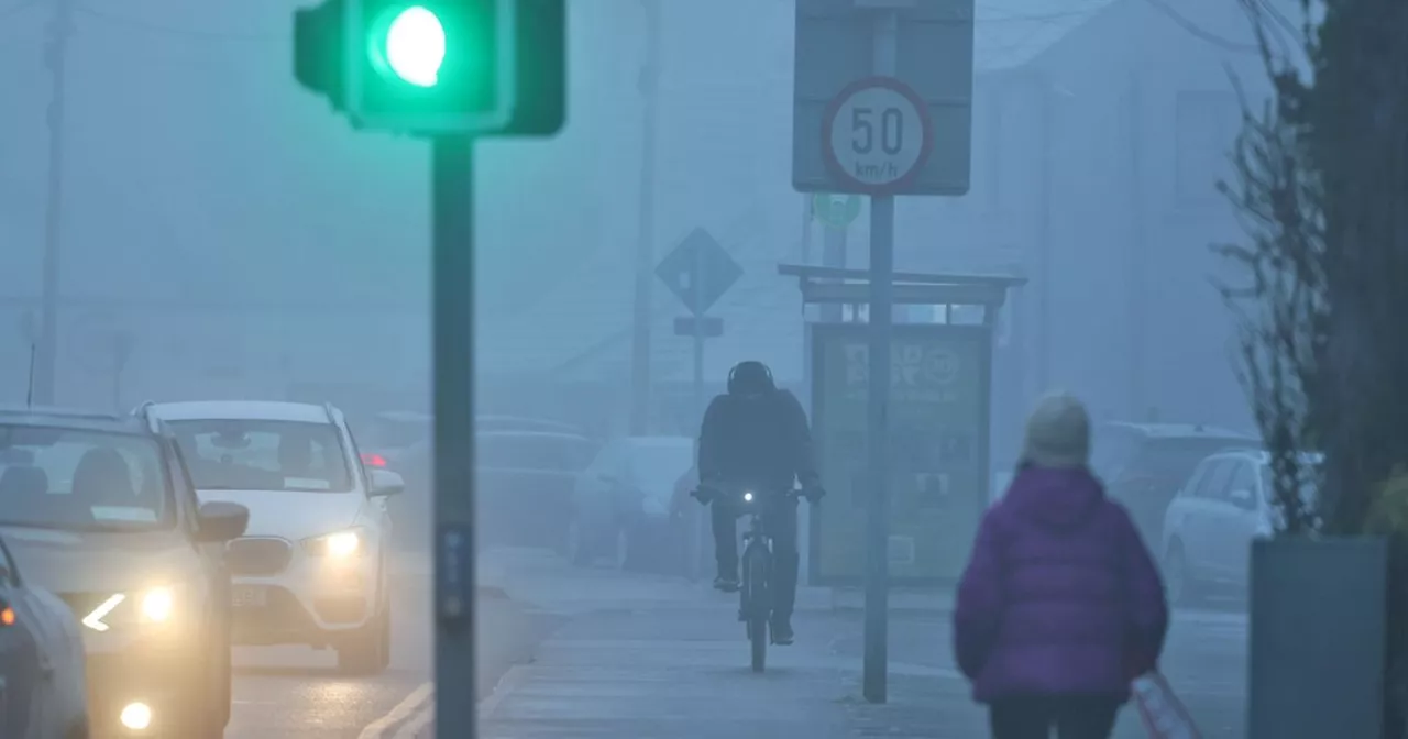 Status Yellow Fog Warning Issued for 18 Counties