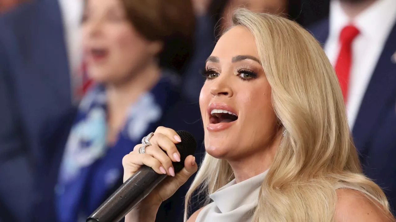 ‘Help me’: Carrie Underwood sings at Trump inauguration after major snafu