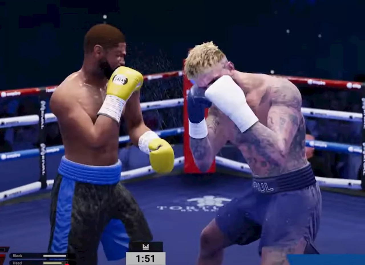 Floyd Mayweather vs Jake Paul simulation ends in surprise stoppage after horror injury in final minute...