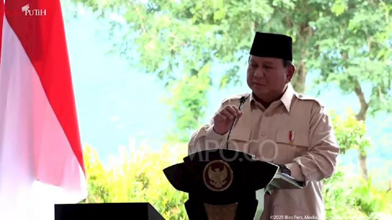 Prabowo Respons Survei Litbang Kompas: Saya Bekerja Bukan untuk Cari Penilaian