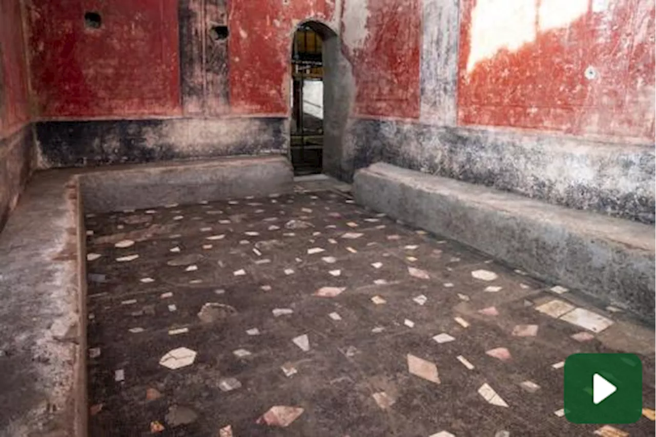 Nuovo complesso termale privato scoperto a Pompei