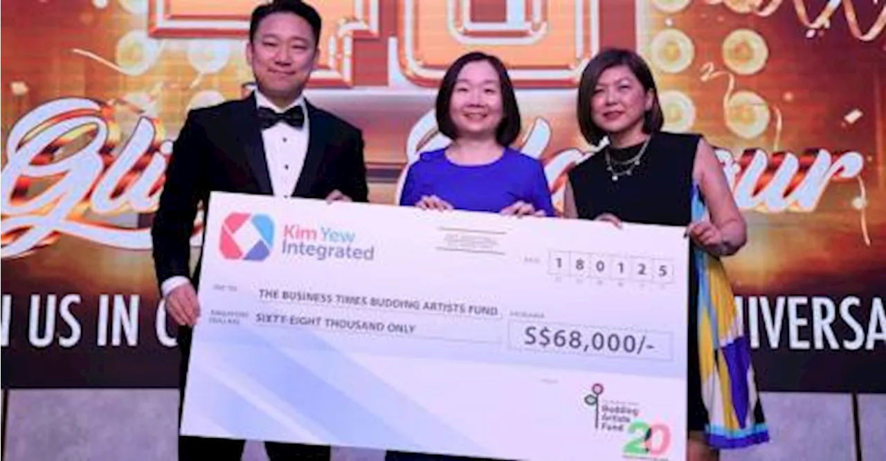 Kim Yew Integrated Celebrates 40 Years With $68,000 Donation To The Business Times Budding Artists Fund