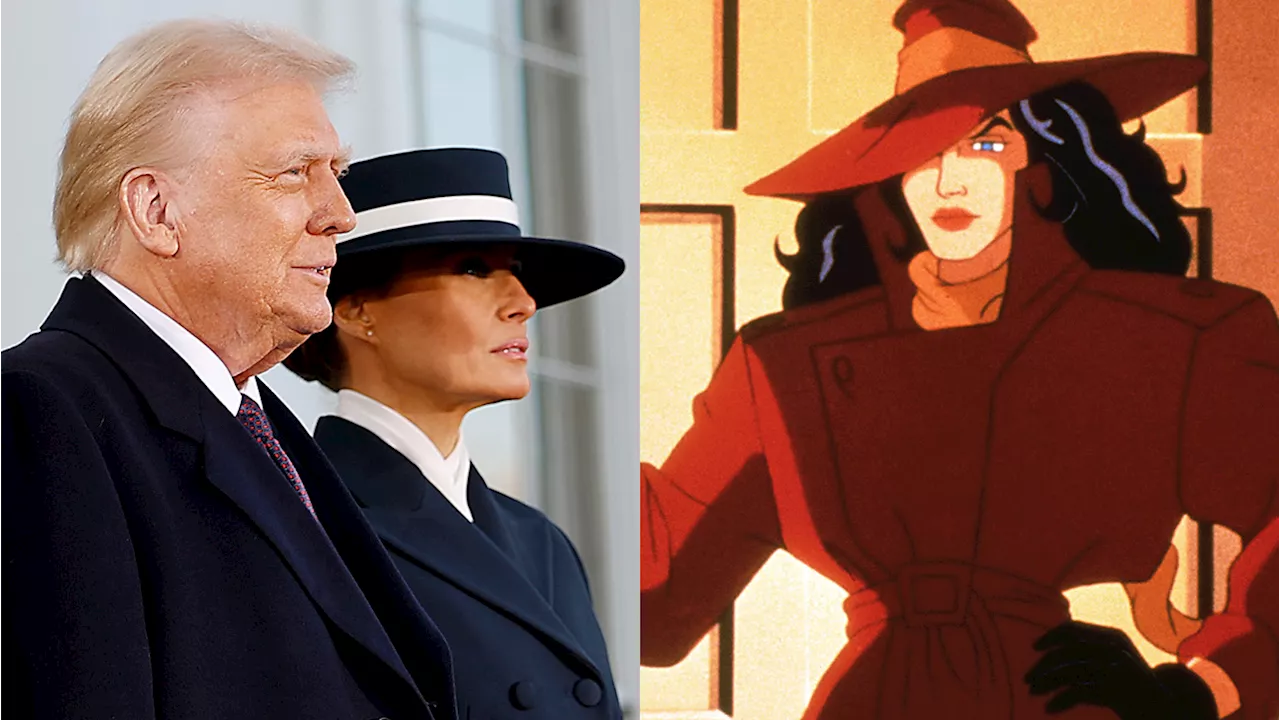 Melania Trump Draws Carmen Sandiego Comparisons With Inauguration Outfit