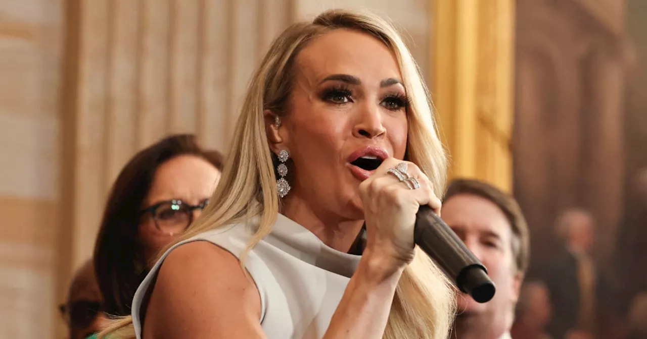 Carrie Underwood Delivers Stirring A Cappella 'America the Beautiful' at Trump Inauguration