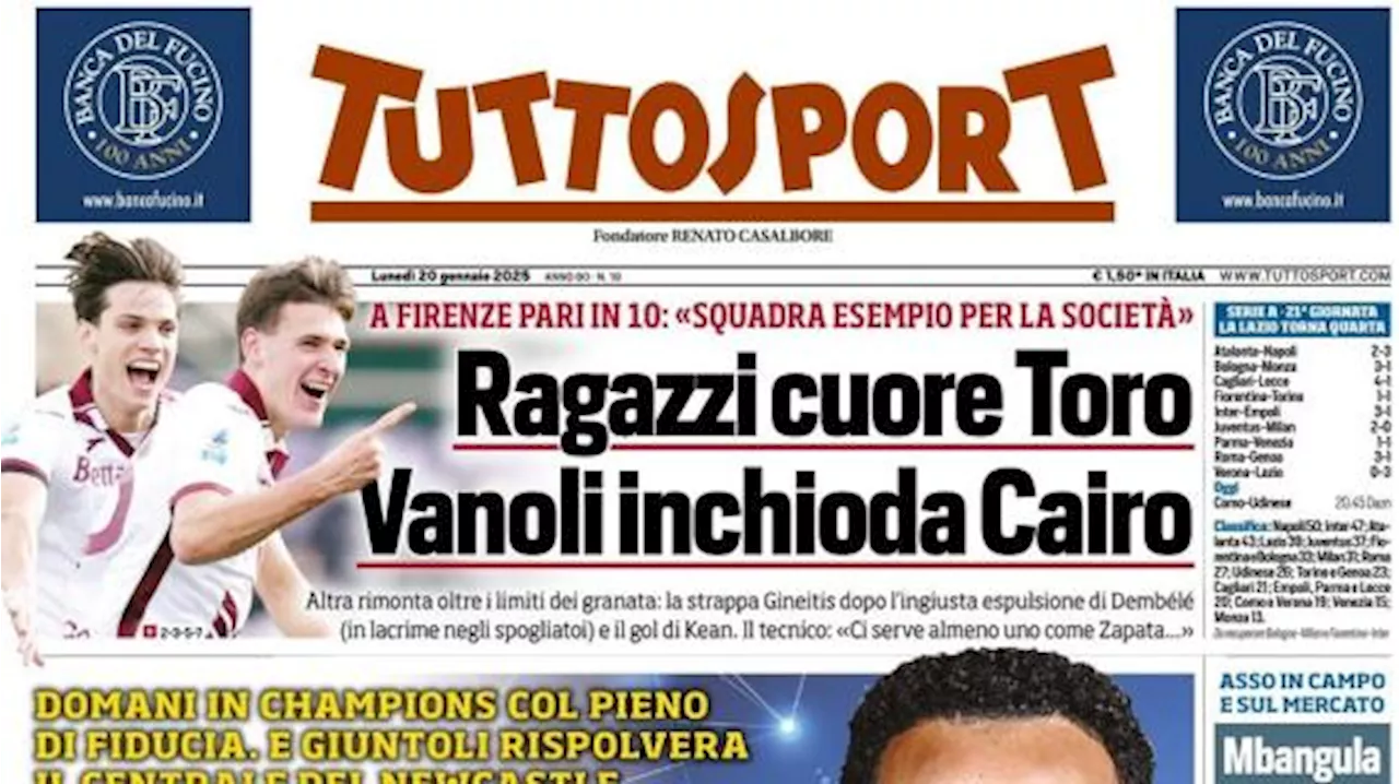 Tuttosport apre sul mercato invernale bianconero: 'Svolta Juve, anche Kelly'