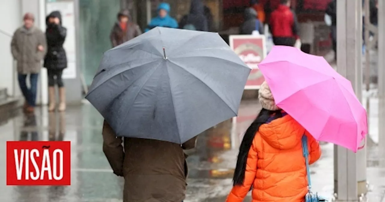 Depressão 'GAROE' traz chuva forte e trovoada para o continente até quarta-feira