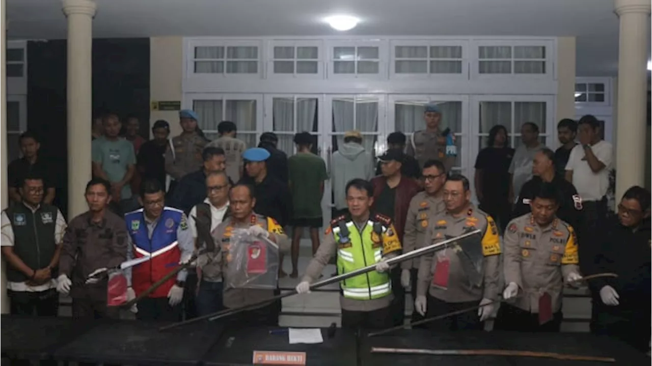 4 Pelaku Tawuran yang Aniaya Polisi di Padang Pakai Senjata Tajam Ditangkap