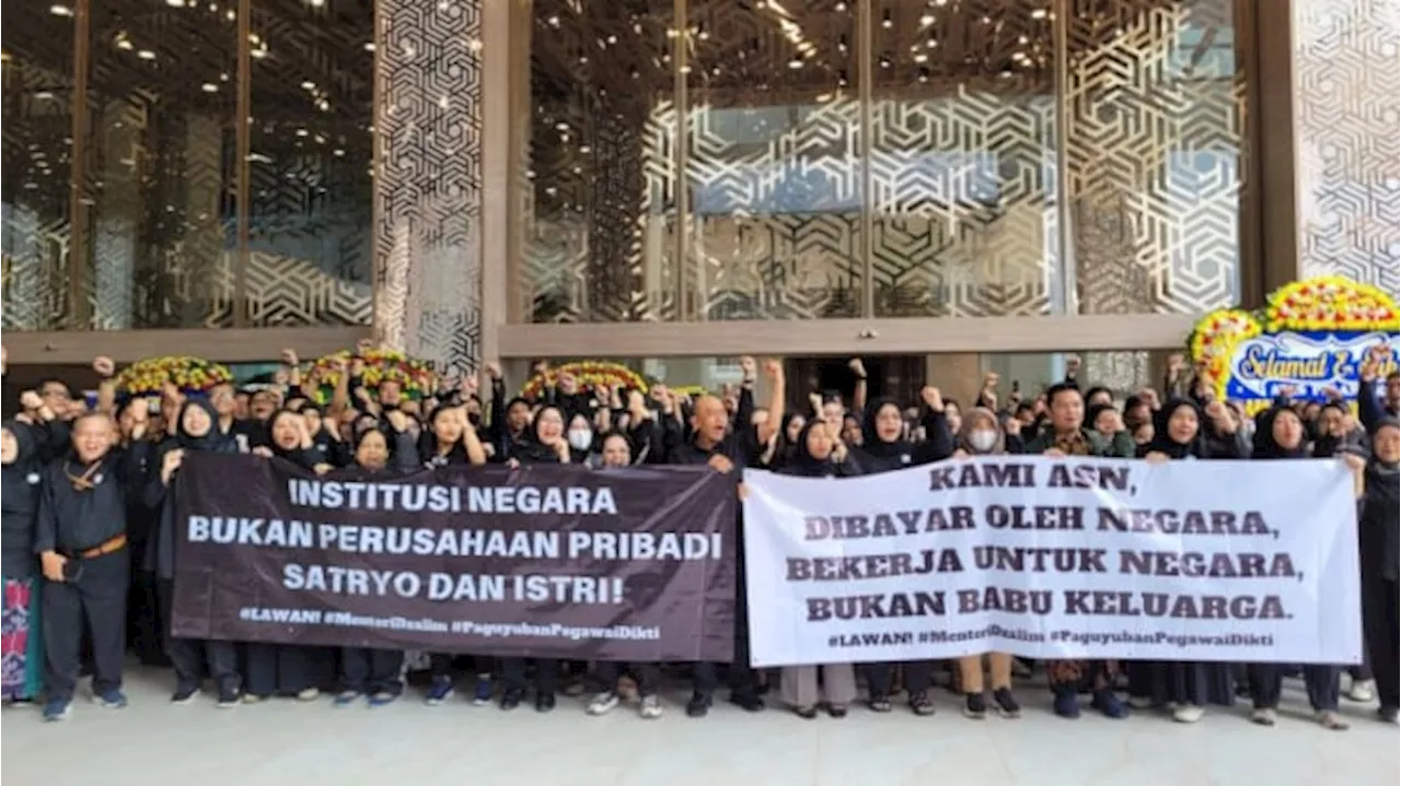 Fakta-fakta Ratusan ASN Demo di Kemendikti, Protes Sikap Arogan Menteri Satryo Brodjonegoro