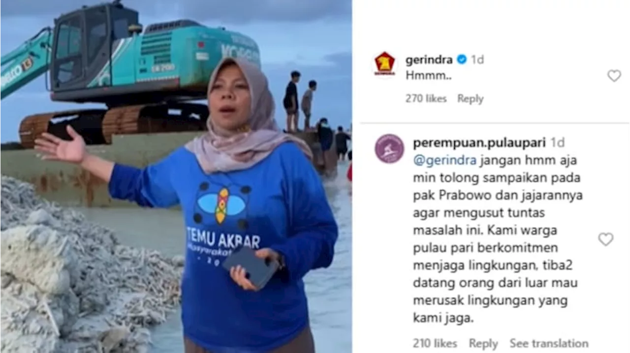 Warga Pulau Pari Rawat Mangrove Terancam Reklamasi