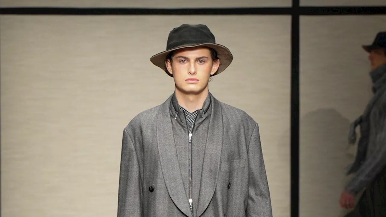 Giorgio Armani's Men's Collection Reimagines Tailoring and Pockets