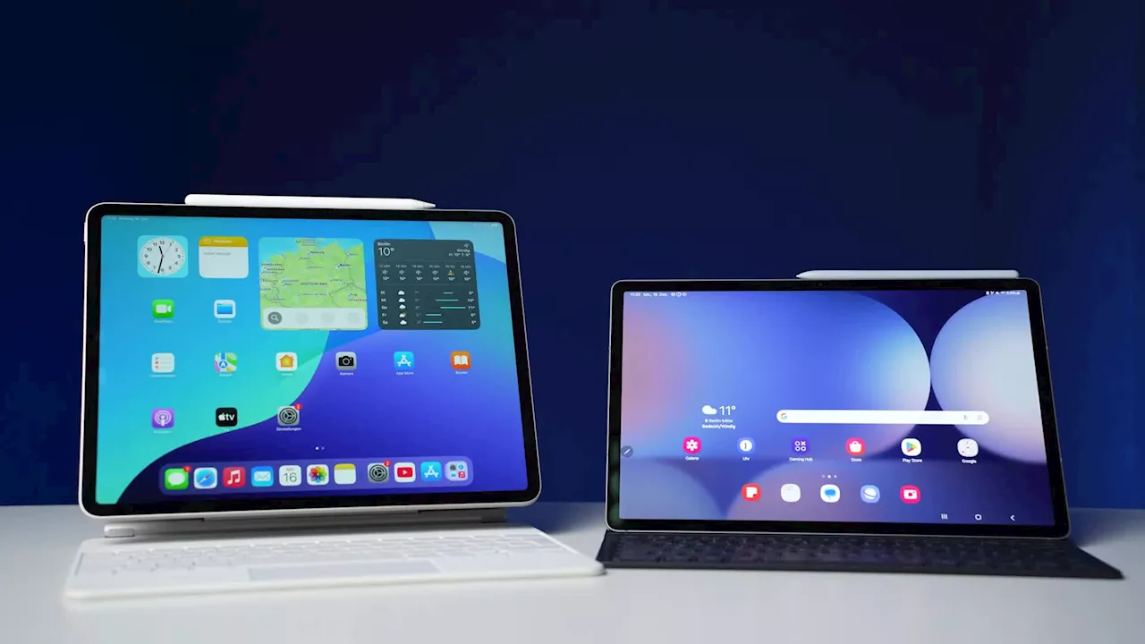 Premium-Tablets: Das iPad Air und Galaxy Tab S10+ im Vergleich