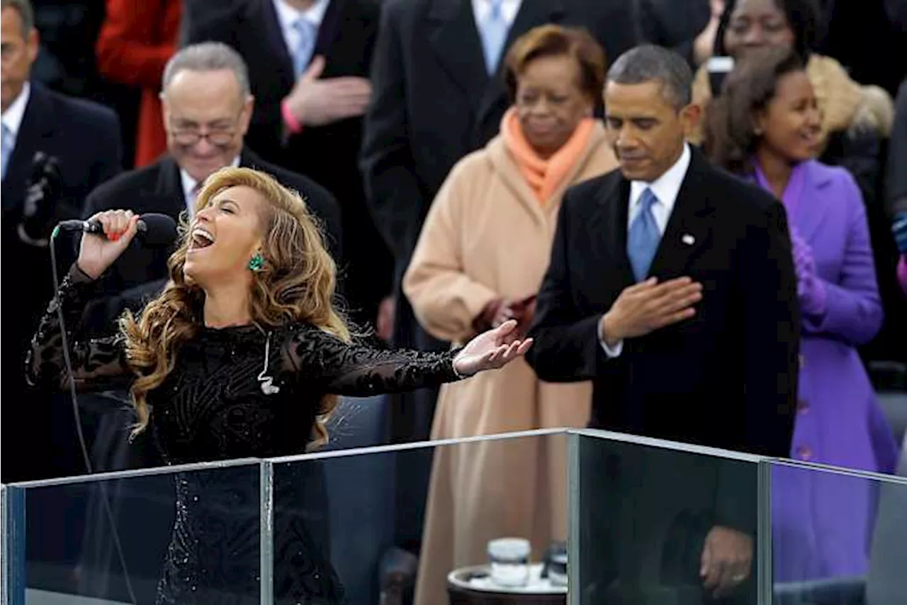 From Beyoncé to Lady Gaga, who else sang the national anthem at presidential inaugurations?