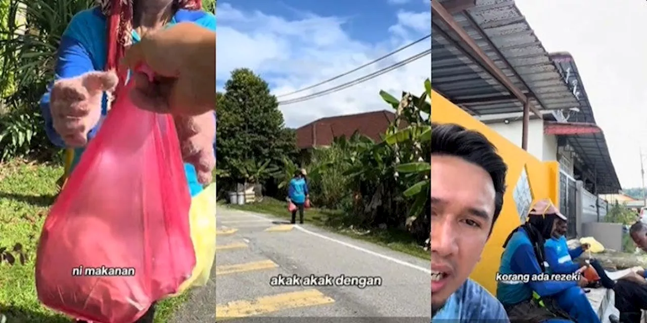 Nice Samaritan Hands Out Free Food to Alam Flora Workers, Gets Praised by Netizens