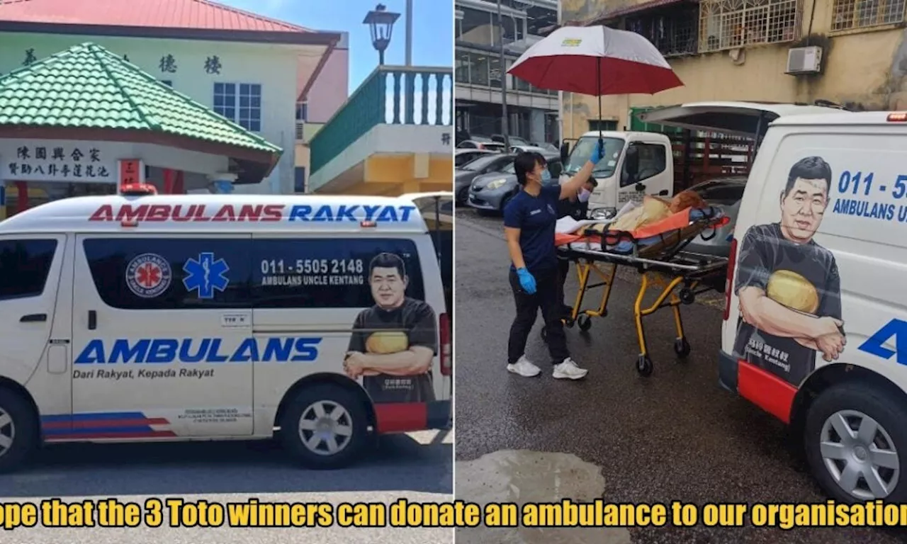 Uncle Kentang Urges Lottery Winners to Donate for Ambulance