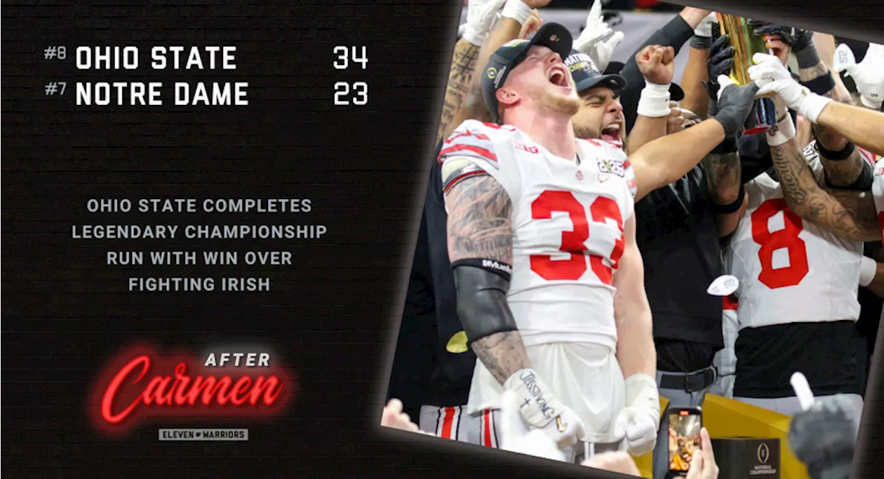 Ohio State Claims National Championship, Ending Season on a High Note