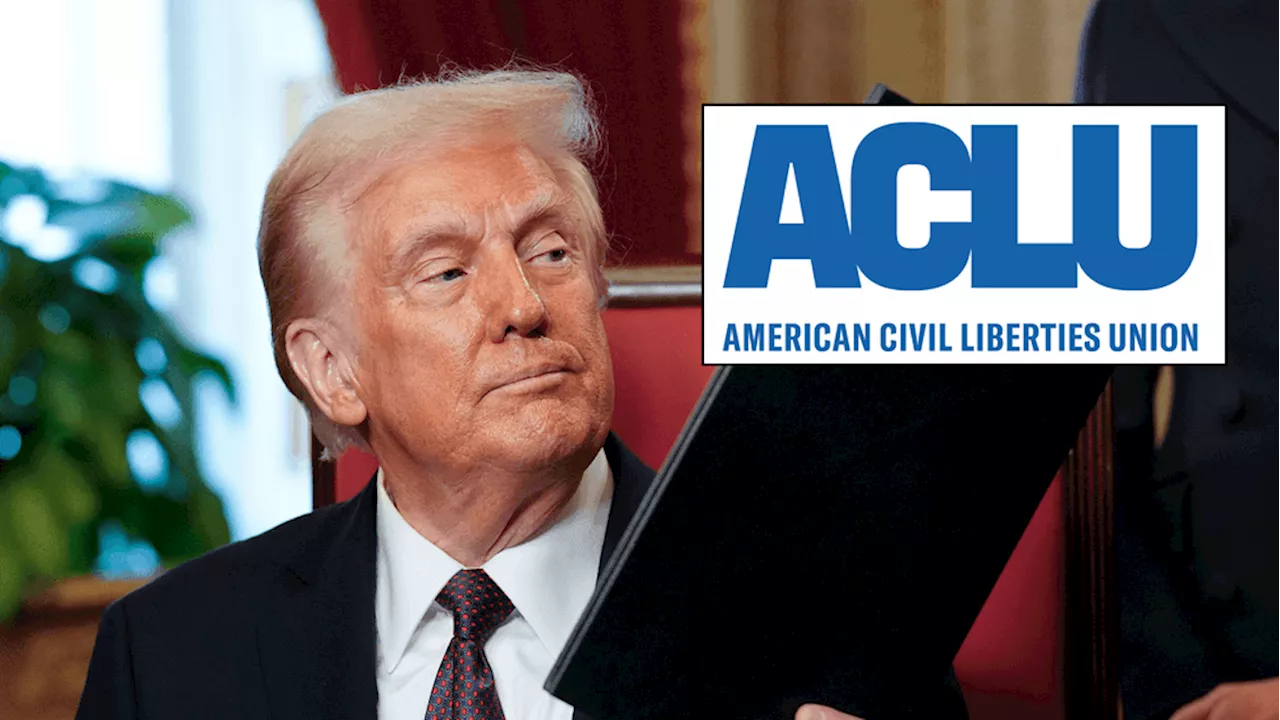 ACLU sues Trump admin over 'unconstitutional' birthright citizenship order