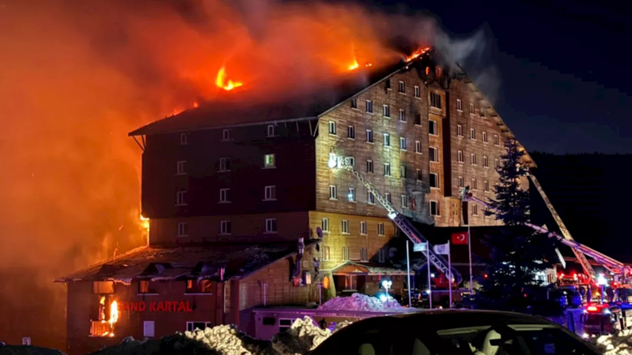 Deadly Fire Engulfs Ski Resort Hotel in Turkey, Killing 66