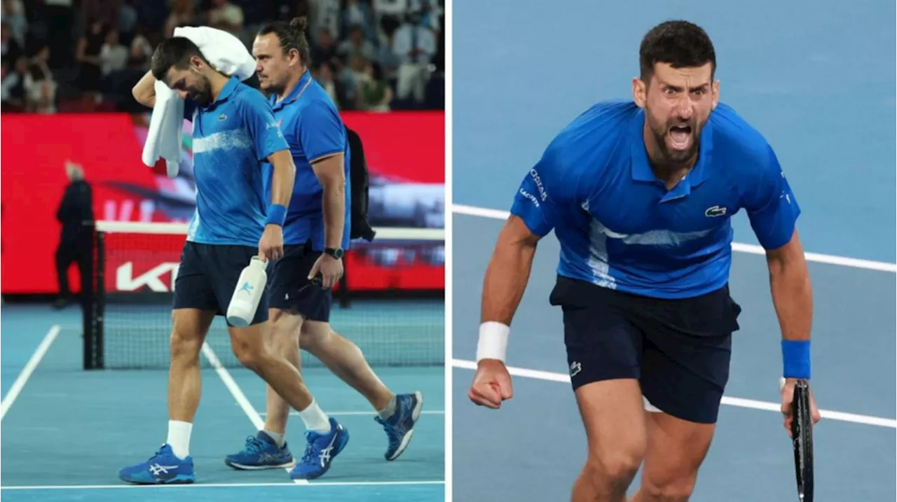 Djokovic Overcomes Groin Injury to Defeat Alcaraz in Australian Open Thriller