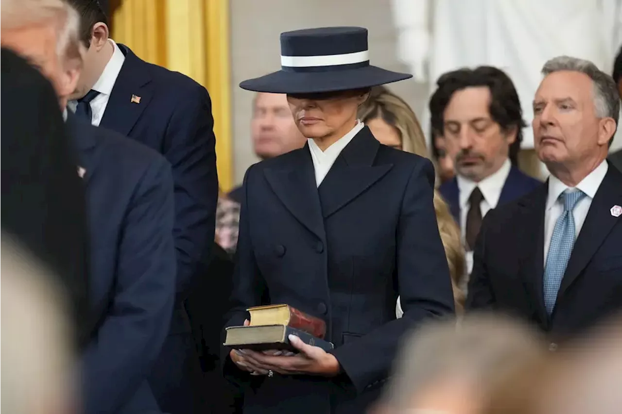 Trump did not put his hand on the Bible at inauguration