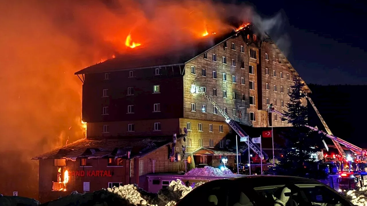 Deadly Fire at Turkish Ski Resort Hotel