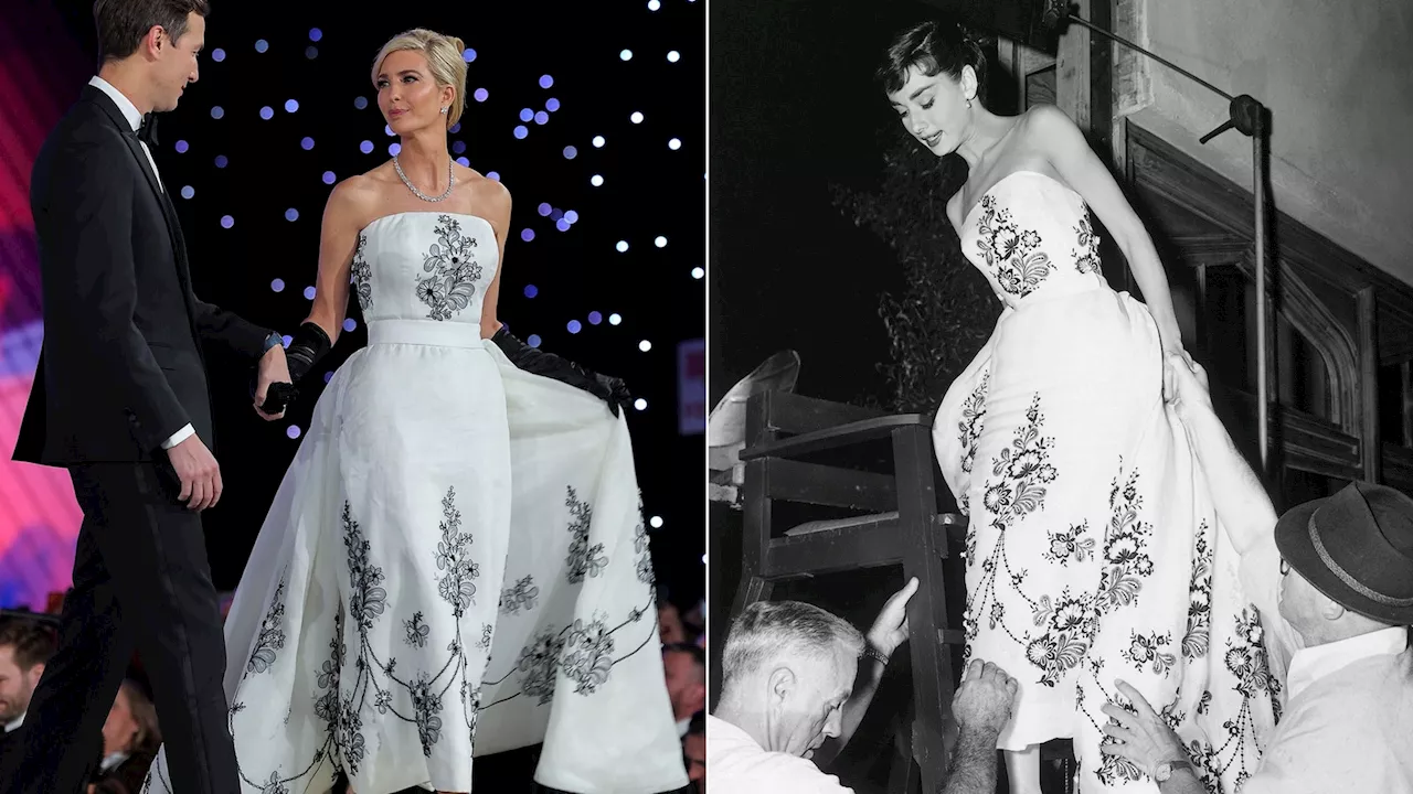 Ivanka Trump channels Audrey Hepburn in custom Givenchy gown for 2025 Liberty Ball