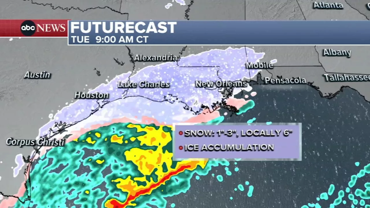 Historic Winter Storm Slams the Gulf Coast