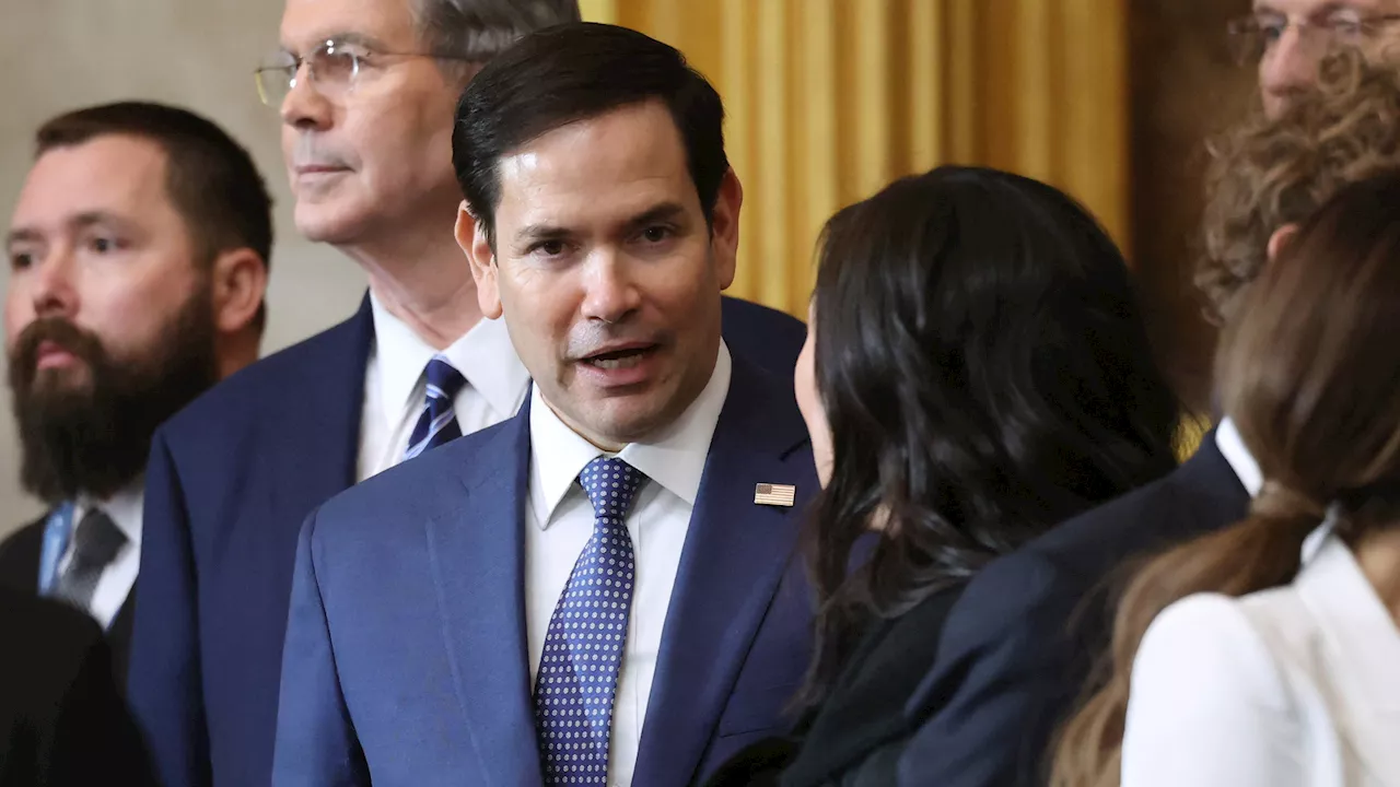 Senate confirms Marco Rubio as secretary of state, giving Trump the first member of his Cabinet