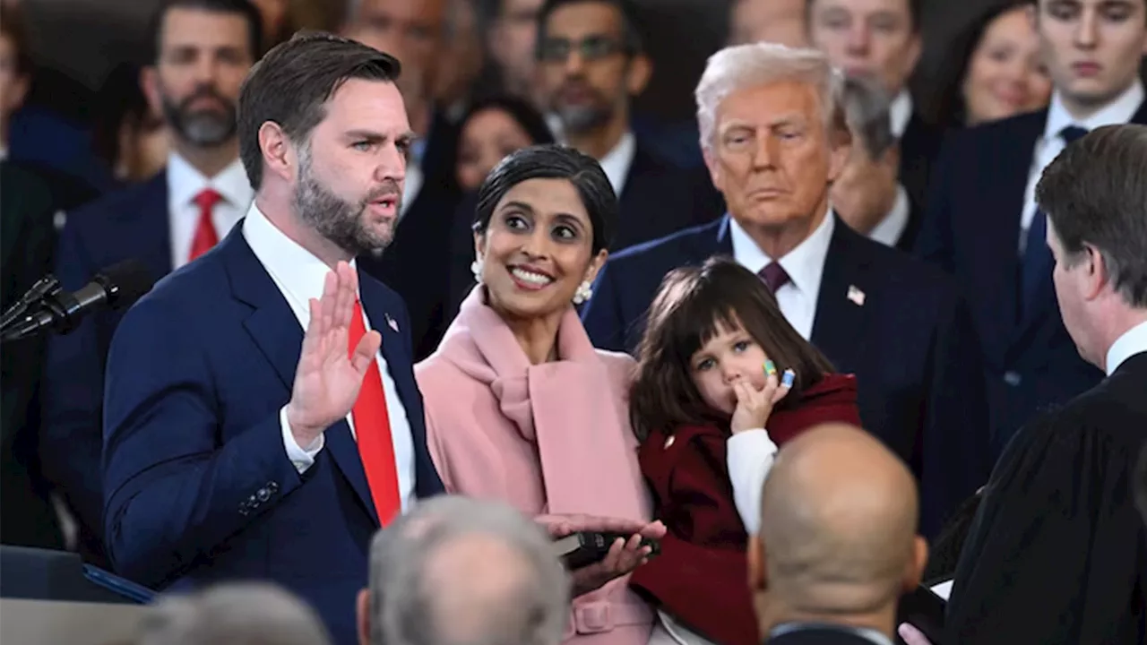 JD Vance Inaugurated as Vice President Alongside Historic Second Lady Usha Vance